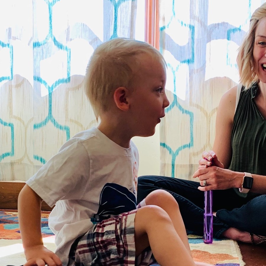 Small Talk Pediatric Therapy session
